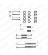 DELPHI LY1180 Установочный комплект задних тормозных колодок для а/м с ABS (диам.203,3) LOGAN 1.4/1.6