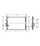 AVA - AU5143 - Конденсер LAND ROVER DISCOVERY II 2.5/4.0/2.5 TDI 96-