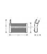 AVA - AU6131 - Радиатор отопителя