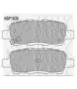 KEY PARTS - KBP1839 - Колодки тормозные (KBP1839)