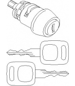 HANS PRIES/TOPRAN - 107090 - Серцевина замка зажигания