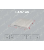 LYNX - LAC146 - Фильтр салонный TOYOTA Corolla 08 /Rav 4 08 /Yaris 99