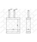 STELLOX - 1035189SX - 10-35189-SX_радиатор печки! KIA Clarus All 96-01