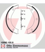 ZIMMERMANN - 109901058 - Колодки тормозные барабанные