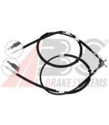 ABS - K17315 - Hand Brake Cables Opel/Vauxhall Zafira Discs R (Rear) 01-