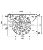 AVA - AL7516 - Вентилятор, охлаждение двигателя