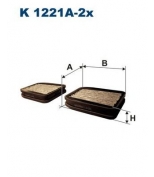 FILTRON - K1221A2X - Фильтр эколог угольный MB W211 (LKK165/S)
