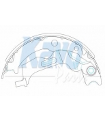 KAVO PARTS - KBS1405 - К-т торм. колодок ст. тормоза HY