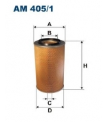 FILTRON - AM4051 - Фильтр воздушный man 383х227