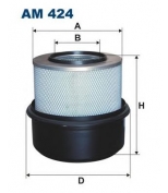FILTRON - AM424 - LX80 Фильтр возд._MB 1633/1933/2033/2233/2633/3033