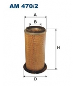 FILTRON - AM4702 - Фильтр воздушный AM470/2