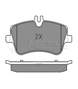 MEYLE - 0252314419 - Колодки торм.пер. (WVA 23144 19,3 mm.)