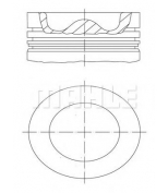 KNECHT/MAHLE - 037PI00106000 - Поршень, комплект