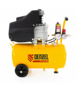 DENZEL 58061 Компрессор пневматический, 1,5 кВт, 206 л/мин, 24 л. DENZEL