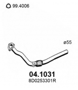 ASSO 041031 Передняя труба глушителя Audi A4 1....
