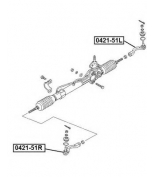 ASVA - 042151L - Наконечник рулевой тяги