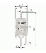 BOSCH - 0450905925 - Фильтр топливный VW CADDY III 04-  GOLF PLUS 05-