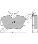 FRITECH - 0430 - Колодки тормозные дисковые передние MERCEDES 201 82> NO 16V
