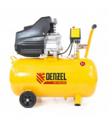 DENZEL 58066 Компрессор пневматический, 1,5 кВт, 206 л/мин, 50 л. DENZEL