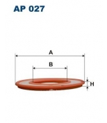 FILTRON - AP027 - Фильтр воздушный MB W123W124BM E12