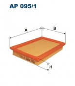 FILTRON - AP0951 - Фильтр воздушный FIAT Uno 1.3/1.4/ T TD 4/85-12/96