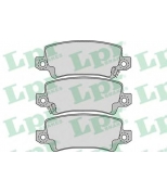 LPR 05P1068 Колодки тормозные дисковые задние TOYOTA COROLLA (_E12U_) 2002/01 -05/06