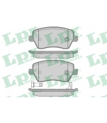 LPR 05P1229 Тормозные колодки пер с дат SWIFT III 05-