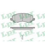 LPR 05P1347 Комплект тормозных колодок, дисковый тормозной механизм