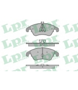 LPR - 05P1421 - Колодки тормозные MERCEDES W204/W212 (спорт) перед