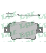 LPR 05P1677 Комплект тормозных колодок дисковый тормоз