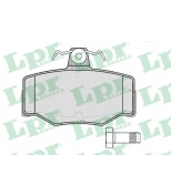 LPR - 05P387 - Комплект тормозных колодок, дисковый тормозной механизм