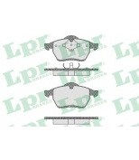 LPR - 05P612 - Колодки торм пер VW SHARAN/GALAXY 1,9-28L 95>