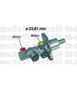 METELLI - 050379 - Цилиндр тормозной_Opel Astra/Zafira 98