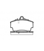 REMSA - 065400 - Колодки торм.зад. PORSCHE Boxster 2.5v6 24v, 2.7, 3.2 95-