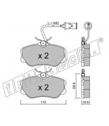 FRITECH - 0761 - Колодки тормозные дисковые передние ALFA 164 2.0 TWINSPARK 8