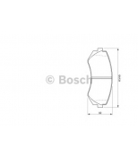 BOSCH - 0986424489 - Тормозные колодки 0986424489