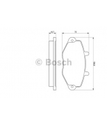 BOSCH - 0986460962 - Тормозные колодки 0986460962