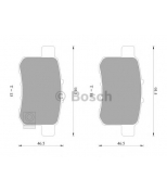 BOSCH - 0986AB2273 - Колодки тормозные