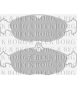 BORG & BECK - BBP1424 - Колодки тормозные (BBP1424)