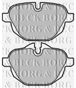 BORG & BECK - BBP2225 - Колодки тормозные (BBP2225)