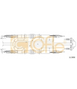 COFLE - 115858 - Трос тормозной opel astra/zafira