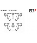 FTE - BL1875A2 - Колодки тормозные задние дисковые к-кт BMW E60 03> 2105200 Road House не подходят !