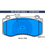 GALFER - B1G12012342 - Колодки торм.пер.