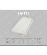 LYNX - LA128 - Фильтр воздушный TOYOTA Vitz 1.0 99 /1.3 05 /Platz 1.0 99-05