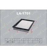 LYNX - LA1701 - Фильтр воздушный KIA Retona 2.0 00 /Sportage 2.0 94-03