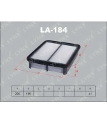 LYNX - LA184 - Фильтр воздушный TOYOTA Corolla 1.4 97-00