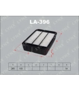 LYNX - LA396 - Фильтр воздушный CITROEN C-Crosser 2.4 08 , MITSUBISHI Asx 1.6-1.8 10 /Lancer X 1.5-2.0 08 /Outlander 2.0-3.0 06 , PEUGEOT 4007 2.4 08