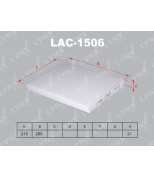 LYNX - LAC1506 - Фильтр салонный OPEL Corsa D 06 , FIAT Punto 09 /Grande Punto 05