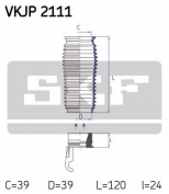 SKF - VKJP2111 - Пыльник приводного вала