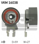 SKF - VKM16038 - Натяжной ролик ремень ГРМ